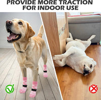 EXPAWLORER Dog Socks for Hot Pavement Summer to Prevent Licking Paws - Small / Pink - image 4