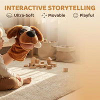 Animal Hand Puppets for Kids - New Big-eyed Dog - image 3