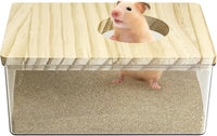 kathson Hamster Sand Bath Box Transparent Acrylic Small Animals - Small - Rectangle