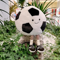 Cute Volleyball Plush Volleyball Gift Stuff Soft Sports Throw Pillow – Fun for Kids & Family - Soccer - image 2