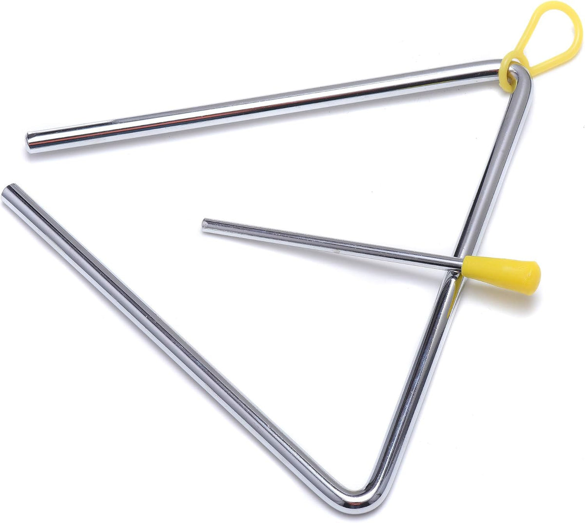 6 Inch Musical Steel Triangle Percussion Instrument With Striker – Fun for Kids & Family - 7 Inch - image 4
