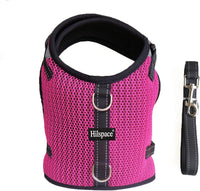 Mini Dachshund Harness, No Armpit Rub, Escape Proof, Reflective - Rose Red / XS: Chest 25-31cm (10"-12") - image 2