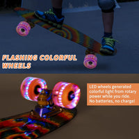 Skateboards, 22" Complete Skateboard - Rainbow - image 2