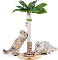 Tall Cat Scratching Post, Cat Toys - Beige