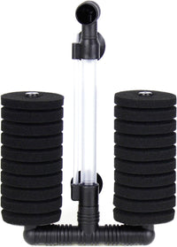 AQUANEAT 4 Pack Double Bio Sponge Filter, for Fry, Betta, Shrimp - Large 1pc