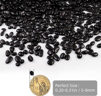 Silica Gravel, Multi-Purpose Mixed Silica Sand for Fire Pits - 5LB / Black - image 2