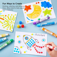 Shuttle Art Dot Markers, 15 Colors Washable Markers for Toddlers - 26 Colors / 26 - image 4