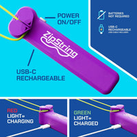 ZipString Original Rope Launcher Toy - Vivacious Violet - image 3