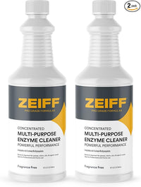 Pro-Grade Multi-Purpose Probiotic Enzyme Cleaner - Powerful Cleaning & Odor Eliminating Formula For Professional & Home Surfaces - 32 Ounce - Fragrance Free, 2 Pack