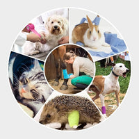 WePet Pet Wrap, Self-Adhesive, Only Sticks to Itself, Non-Woven Tape for Dog Legs, Paws, Wounds, First Aid Cohesive Gauze for Horse, Cat, Bird, Animal, 6 Rolls, 2 Inch, Solid Color