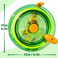 Simxkai Kite Line Winder – Beginner-Friendly Spool with Easy-Grip Handle – Fun for Kids & Family - 7in with 500ft / Green - image 2