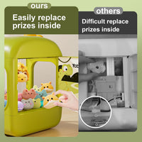 Vanvimen kids claw machine with dinosaur theme, joysticks and mini prizes inside - view 11