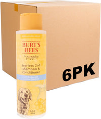 Burts Bees Tearless Puppy Shampoo & Conditioner with Buttermilk - Unscented / 16 Fl Oz (Pack of 6)