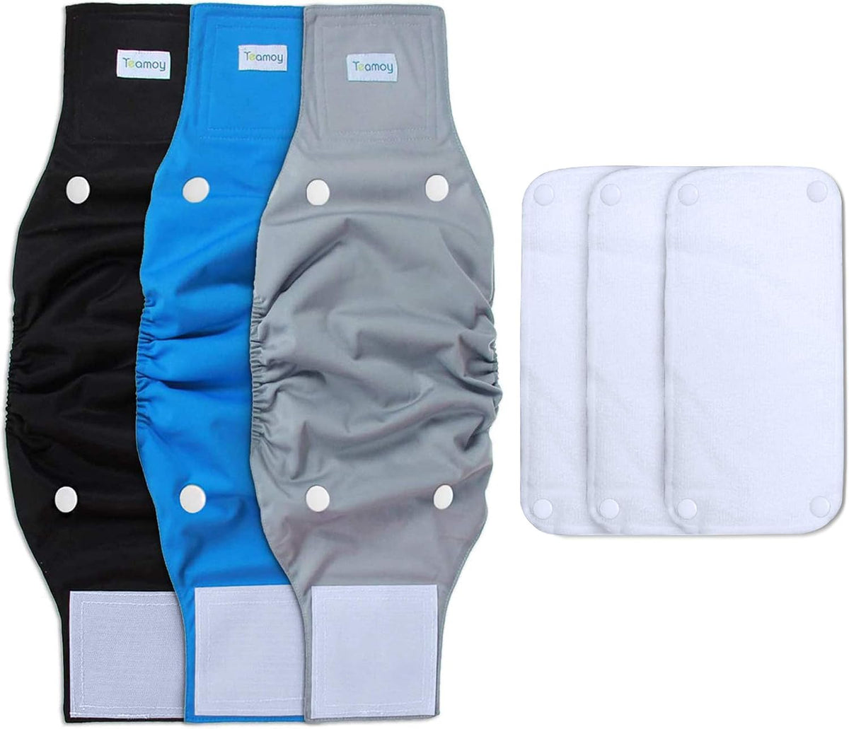 Teamoy Belly Bands for Male Dogs with Inserts