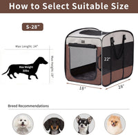 Dog Kennels and Crates for Medium Dogs - Brown / 28.0"L x 18.0"W x 22.0"H - image 3