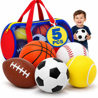 5 Pack Balls for Toddlers 1-3