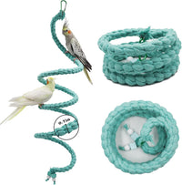 Dnoifne 59 Inch Spiral Rope Perch - 78.7 inches / Blue - image 4