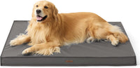 LE SURE Outdoor Waterproof Dog Beds Large Sized - 44"L x 32"W x 3"Th / Grey