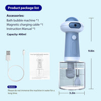 Electric Dog Shampoo Dispenser & Foam Sprayer - Blue UFO - image 2