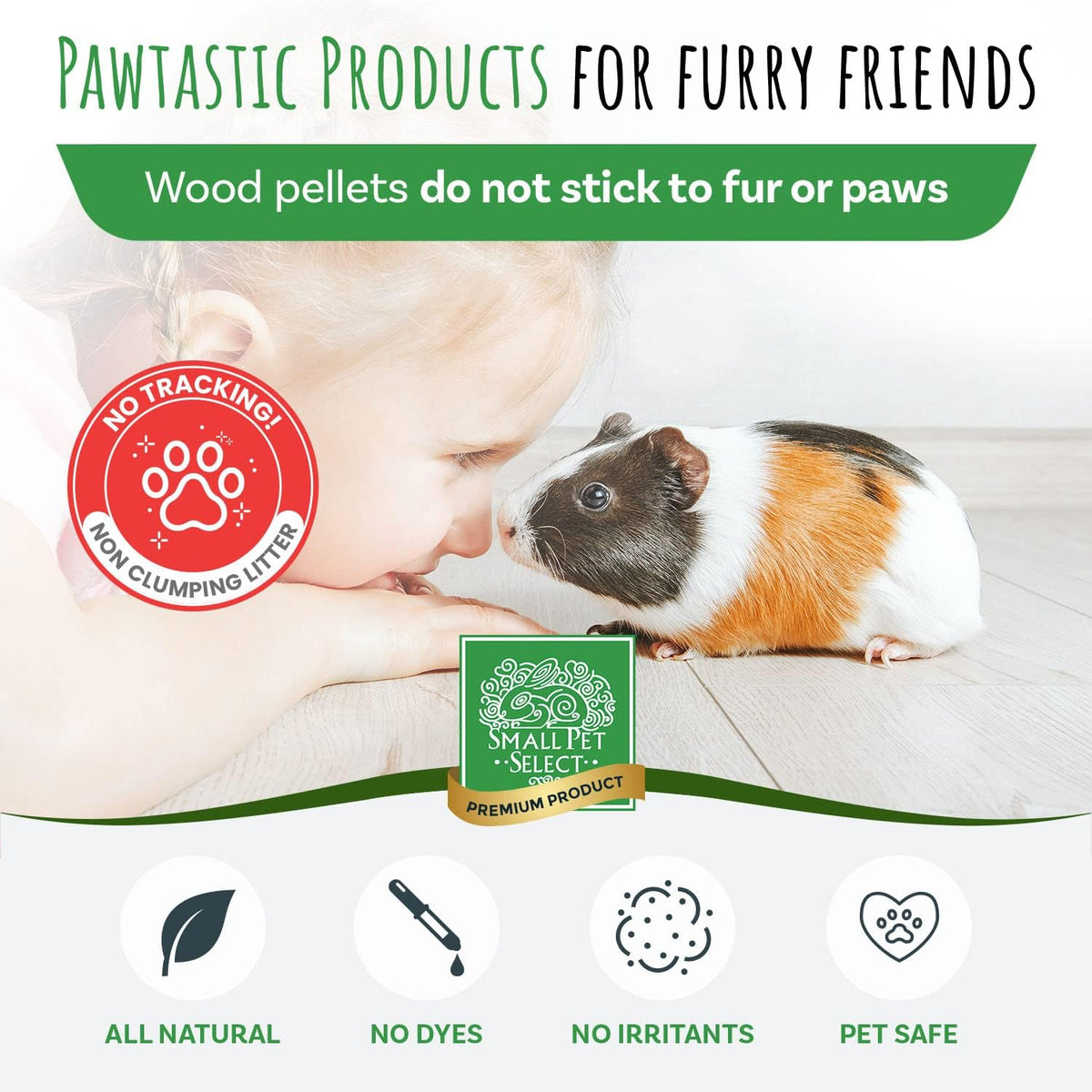 Small Pet Select Pine Pellet Bedding for Rabbits & Guinea Pigs - 8 Pound (Pack of 1) - image 4