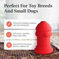 Small Dog Fire Hydrant 4x7 Silicone Soft Potty Training Aid for Small - Grey - image 4