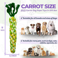 3PCS Rainbow Woven Pet Chew Set, Colorful Puppy Teething Chews, Dog Chew Toys, Cat Teething Playset, Soft & Safe Interactive Pet Chews