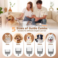 HEAPETS Dog Grooming Vacuum Kit - White - image 3