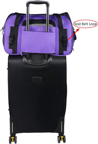 EliteField Soft-Sided Pet Carrier for Cats & Small Dogs – Essentials for Dogs - 19.0"L x 10.0"W x 13.0"H / Purple - image 2