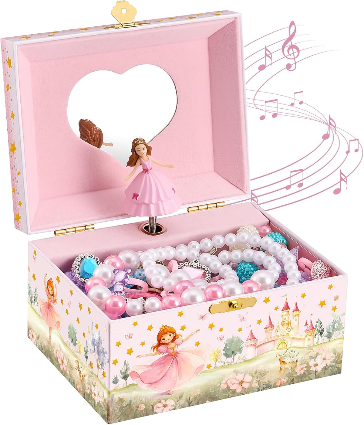 ProCase Musical Unicorn Jewelry Box for Girls, Spinning Unicorn – Fun for Kids & Family - Princess (Box Only)