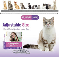Calming Collar for Cats 4 Pack - Adjustable Soother - Anxiety Relief - Stress Pheromone Collar - Comfort Cat Calm Collars - Lasts 30 Days