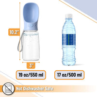 Mr. Pen, Portable Dog Water Bottle - Blue - image 3