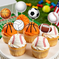Adecortalk fall cupcake toppers, 48 glitter pumpkin, leaf and turkey picks in 8 designs - view 37