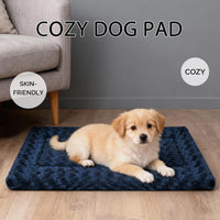 Dog Bed Mat, Reversible Crate Pad - 24"L*18"W*1.5"Th / Navy Blue-1pc - image 2