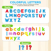 JoyCat 238 Pcs Magnetic Letters Kit with Double-Sided Board – Fun for Kids & Family - English Letter Set - image 2