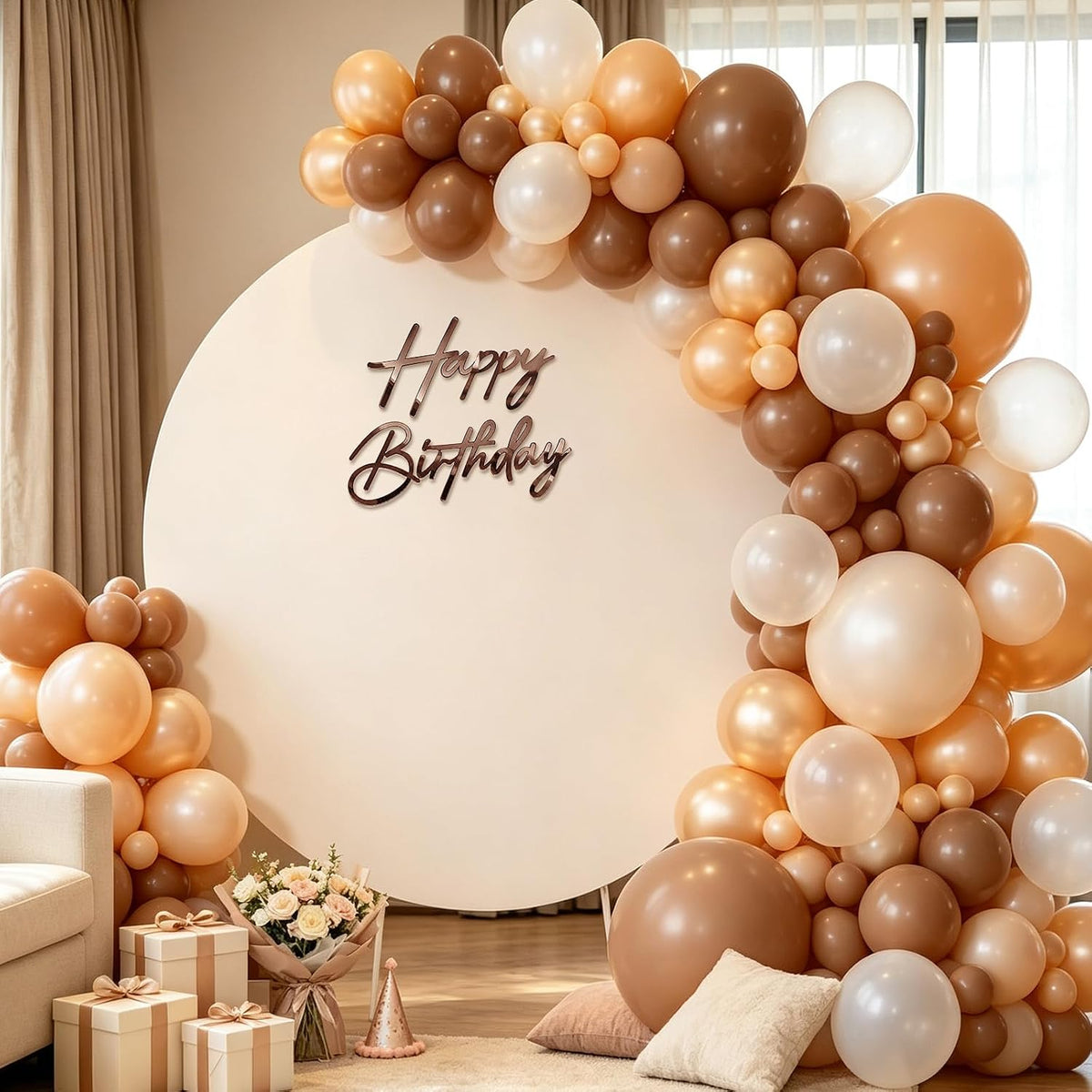 Happy Birthday Sign for Backdrop - Acrylic / Acrylic Bronze - image 3