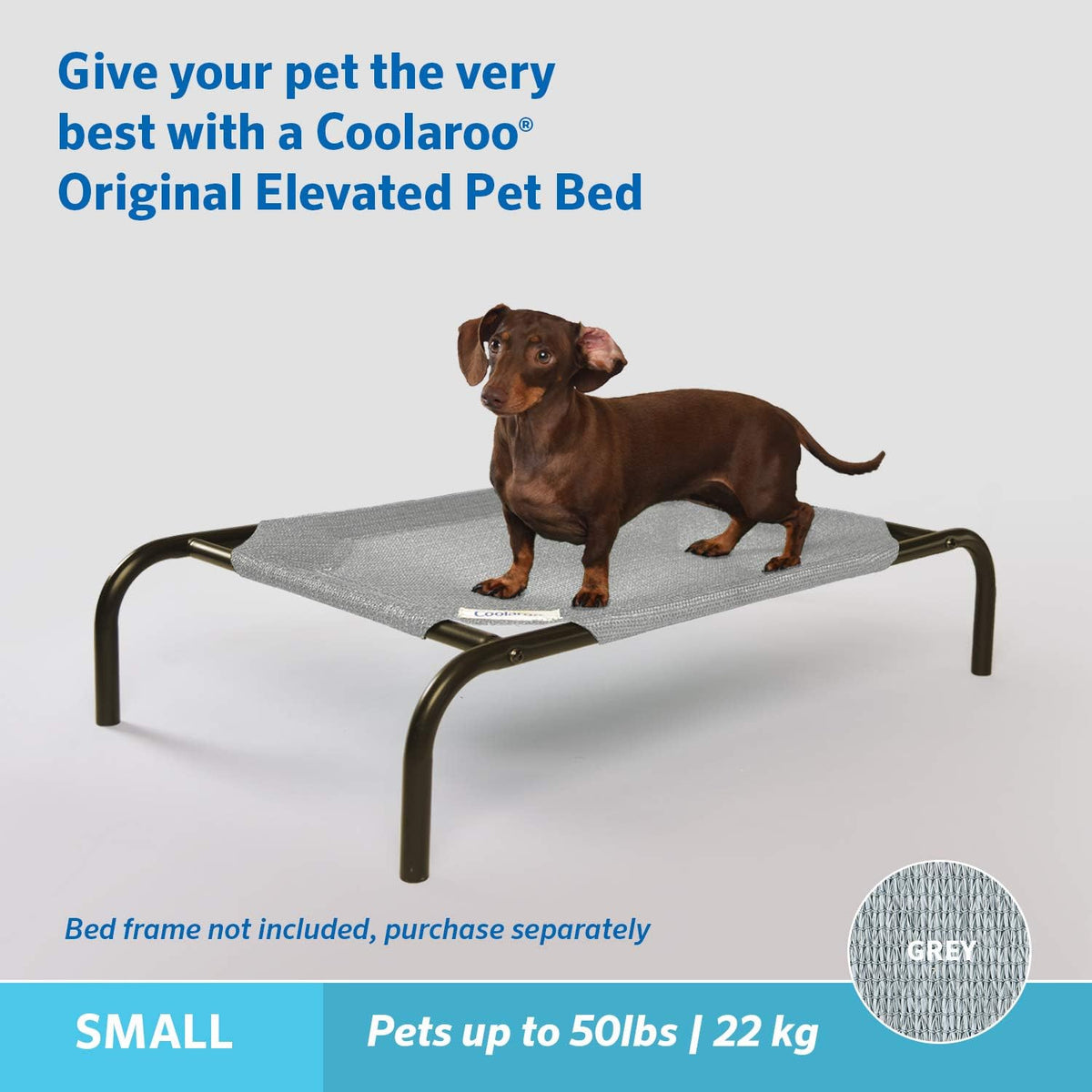 Original Pet Bed Replacement Cover - Small / Grey - image 4
