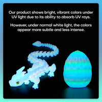 3D Printed Dragon Eggs with Dragon Inside - Glow in the Dark - image 4