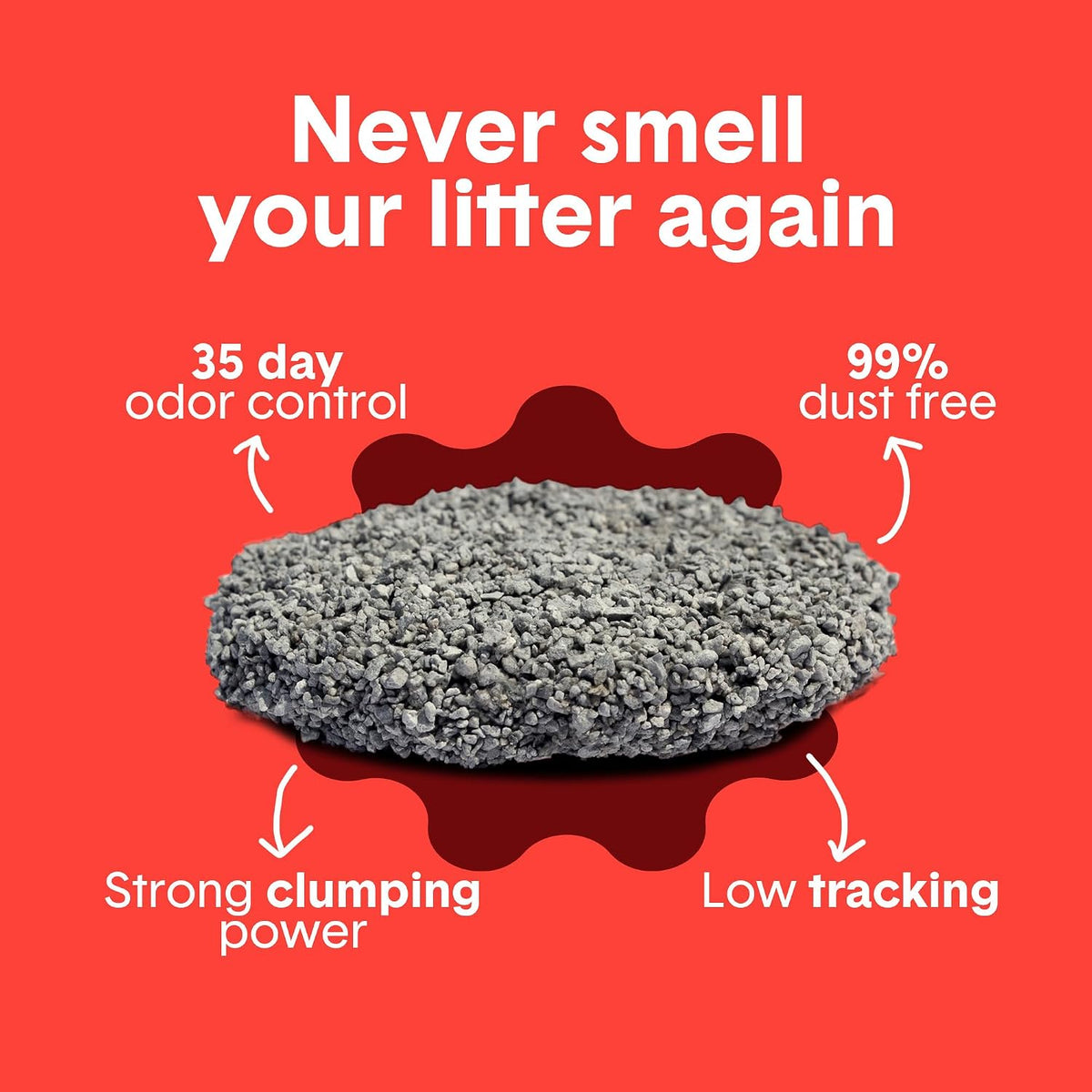 Boxie Premium Unscented Clumping Cat Litter 30+ Day Odor Control – Daily Care for Cats - Extra Strength / 40 lb - image 3