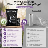 Cherry Blossom Scented Dog Poop Bags, 42 Rolls 630 counts - Black / 360 Count (Pack of 1) - image 2