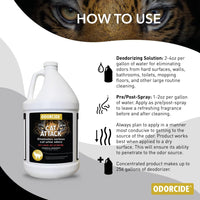 Odorcide Cat Attack Concentrate Odor Eliminator - Apricot / 128 oz - image 2