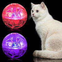 6 Pcs Cat Ball Ghost Hunting Light up Toy - Pink, Purple / 2