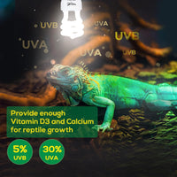 UVB Bulb for Reptiles, 10.0 26W UVB Light for Reptiles - 5.0-5.3 Inch - image 3