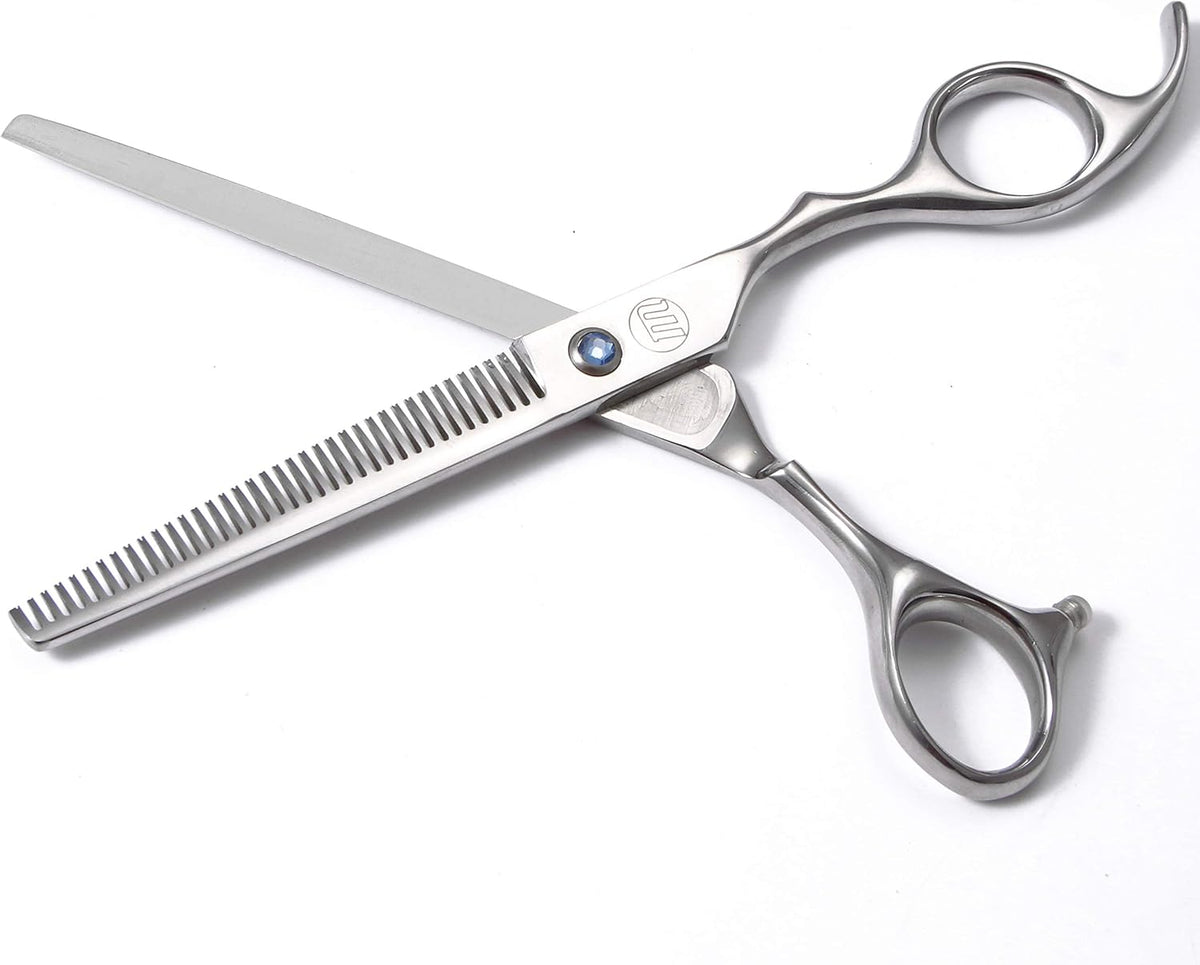 Professional Dog Grooming Scissors Set - 7 Inch (Pack of 5) / Silver - image 4