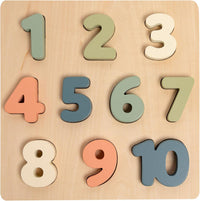 Pearhead Wooden Numbers Puzzle, 1-10 Counting Toy for Toddlers – Fun for Kids & Family
