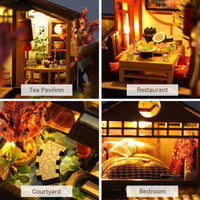 CUTEBEE 3D Wooden Puzzle for Adults - Japanese Garden House - image 4