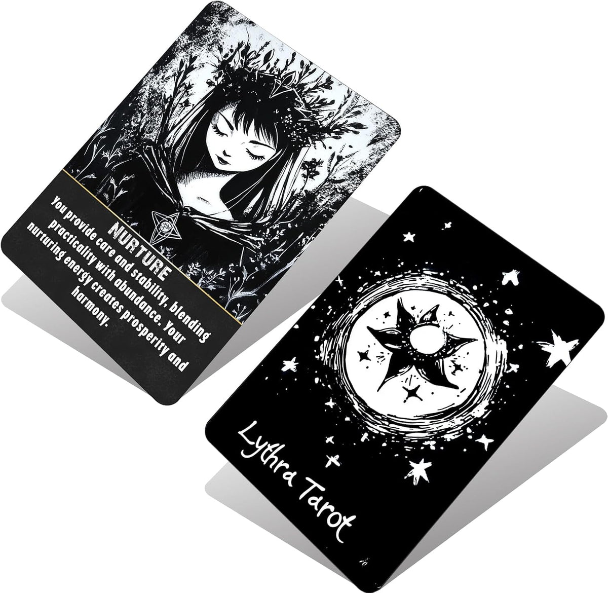 sishui Gilded Age Tarot Deck with Guidebook - Black（3.15in*4.7in） - image 4