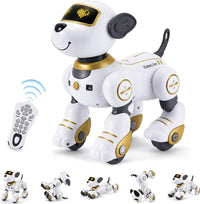 FUUY interactive remote control robot dog for kids in blue - view 2