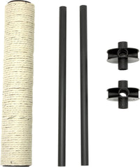 Kitty City Sleeper Cat Bed – Essentials for Cats - F) 1 Scratching Post & 2 Pipes with Joints / 2.6 x 3.2 x 17.2 inches - image 3