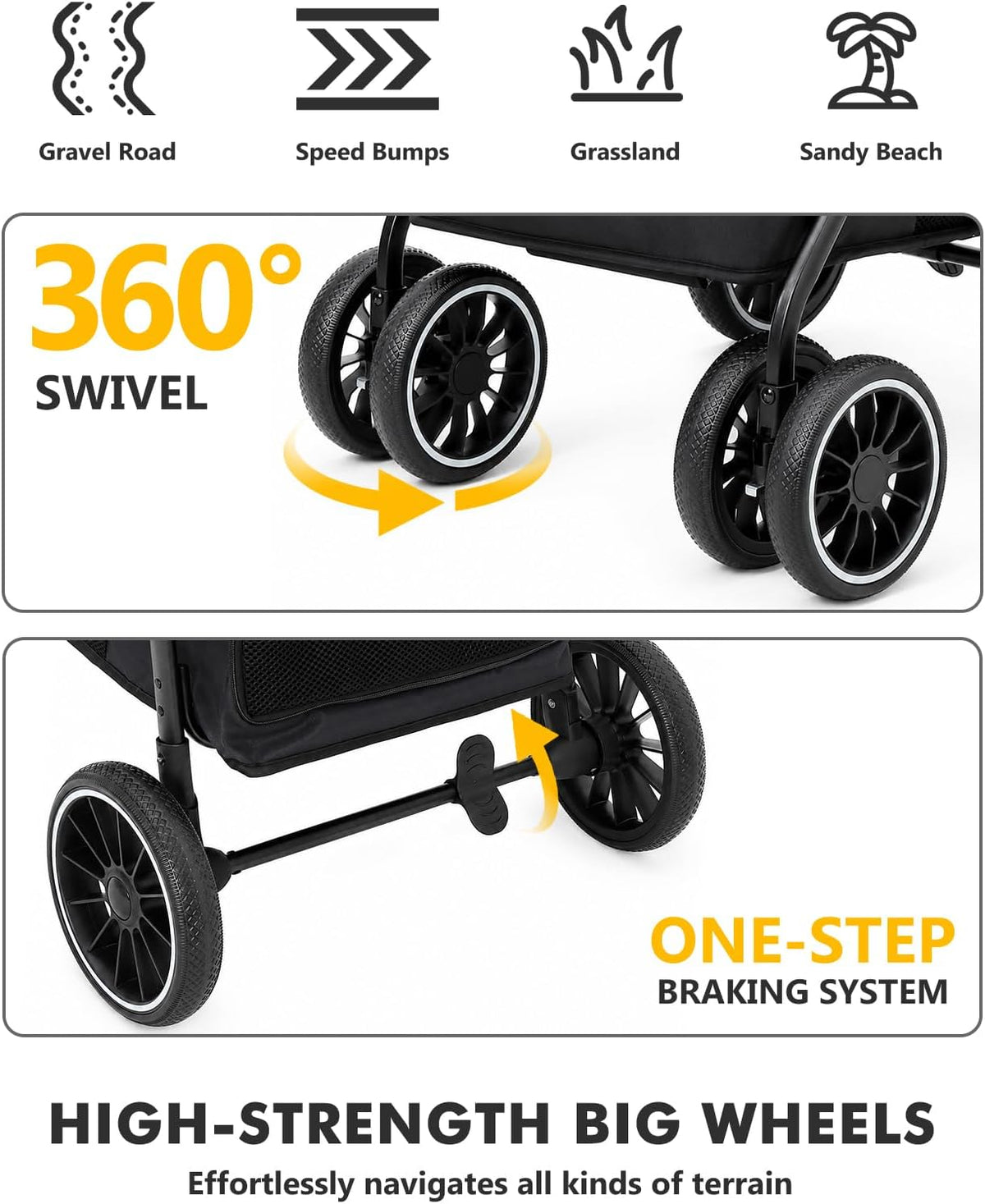Pet Stroller for Small Dogs and Cats - Medium_Step In - image 4