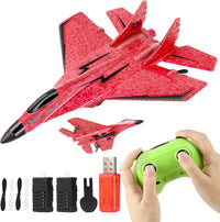 Kimmol RC plane remote control airplane toy, Su-35 model in EPP foam with LED lights